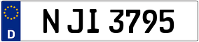 Truck License Plate